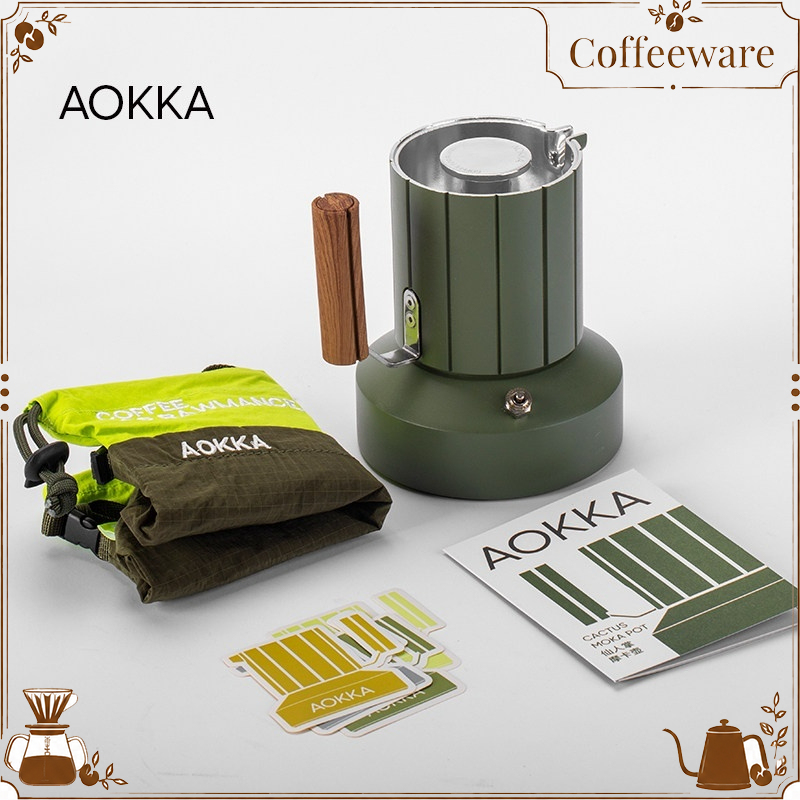 AOKKA Double Valve Moka Pot Ca - Coffee Equipment For Camping review and price
