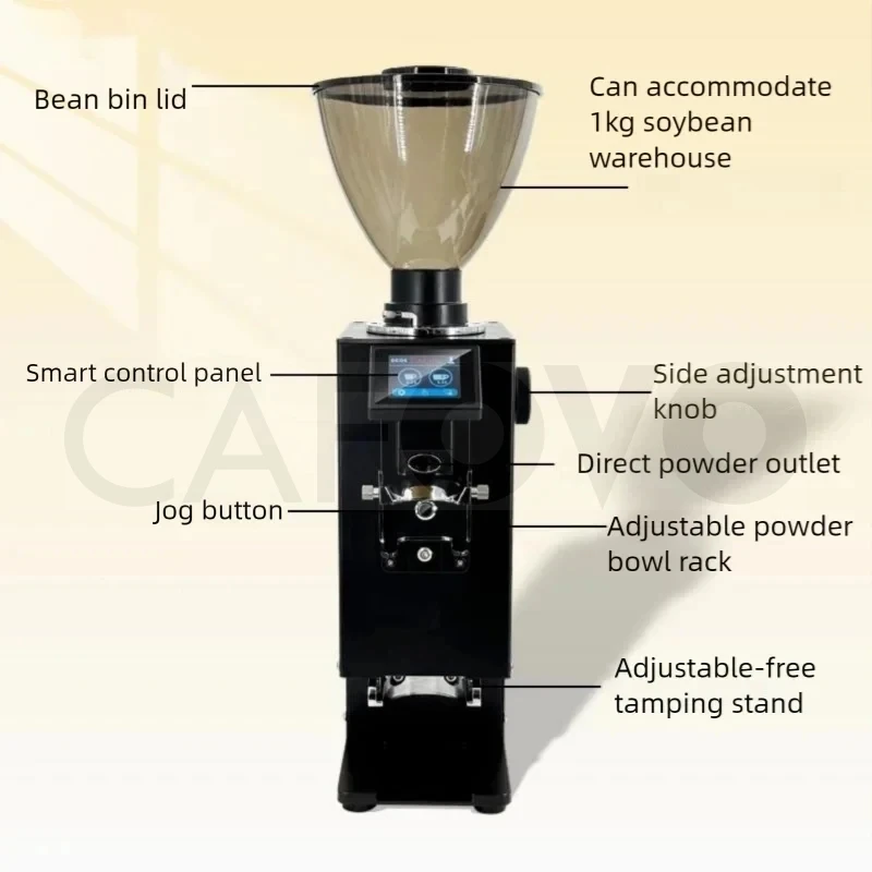 CAFOVO K64Y Commercial 2-in-1  - Coffee Grinder Burr Flat review and price