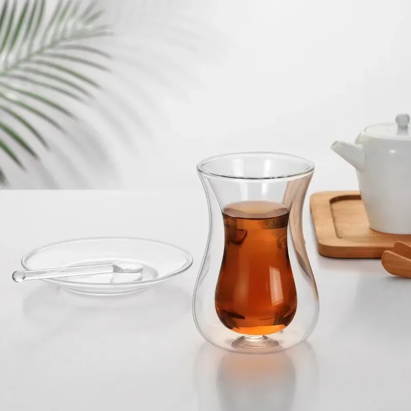 Beauty Black Tea Cup Saucer Te - Espresso Shot Glass review and price