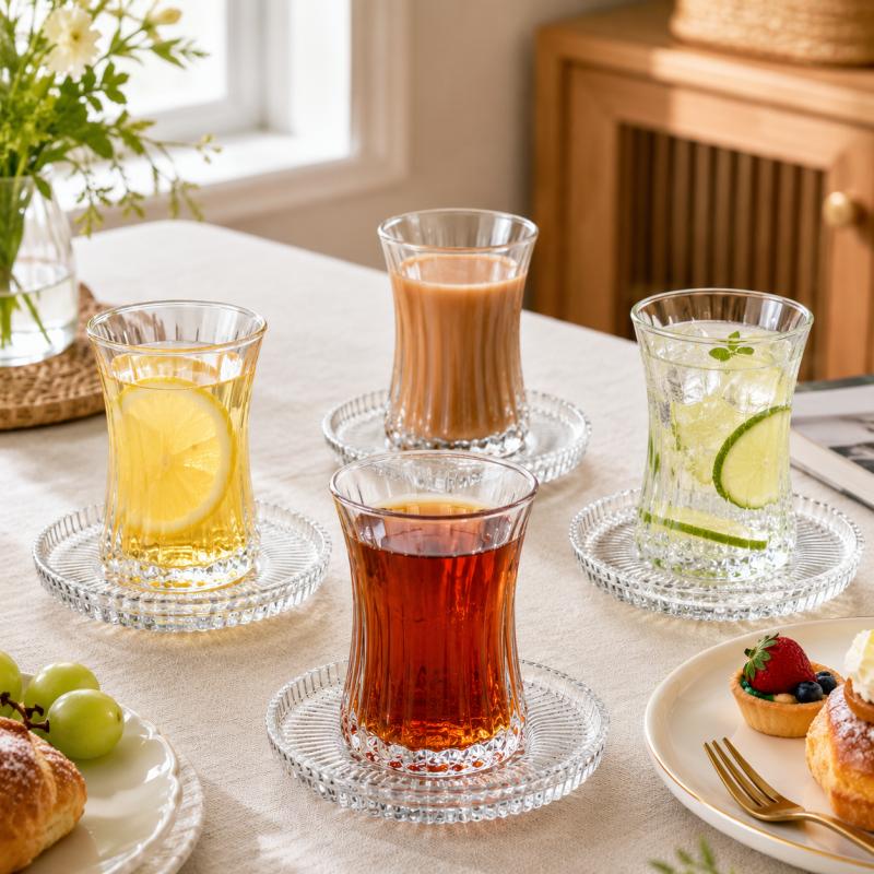 2-Piece Vintage Vertical Strip - Espresso Shot Glass review and price