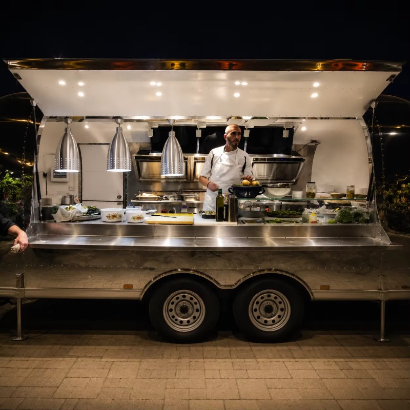 Food Truck Coffee Trailer Stre - Coffee Van Equipment review and price