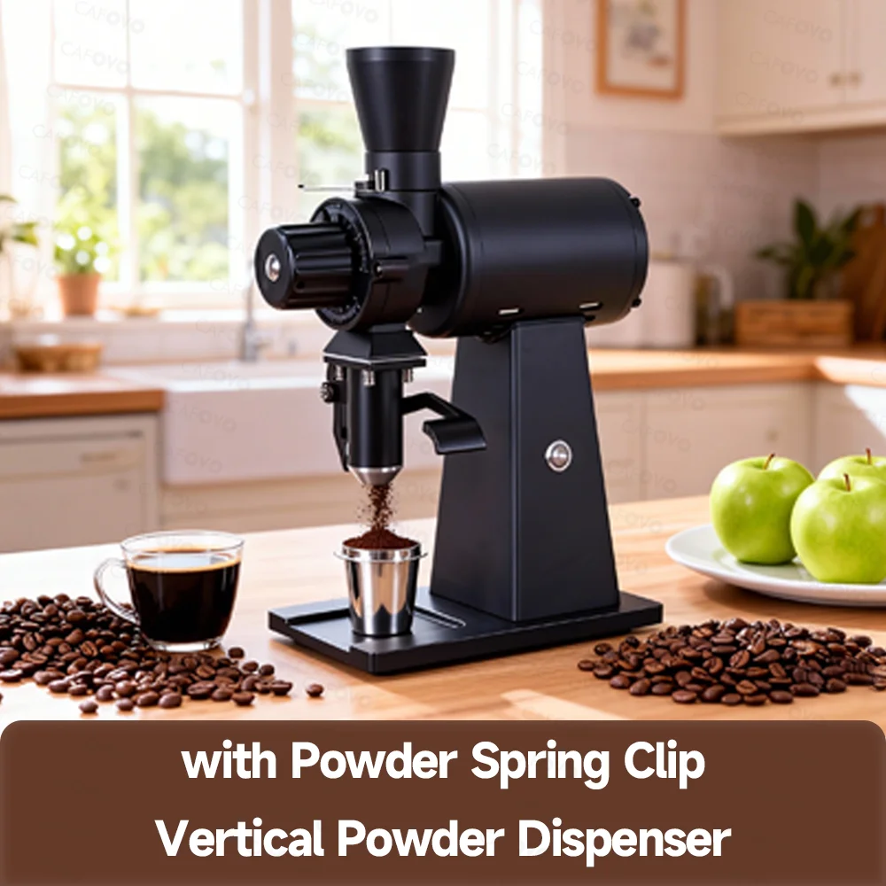 CAFOVO G290F Straight Drop Cof - Coffee Grinder Burr Flat review and price